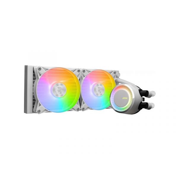 MSI Coreliquid E240 2xARGB CPU vízhűtés, Univerzális, Fehér (MAG CORELIQUID E240 WHITE)