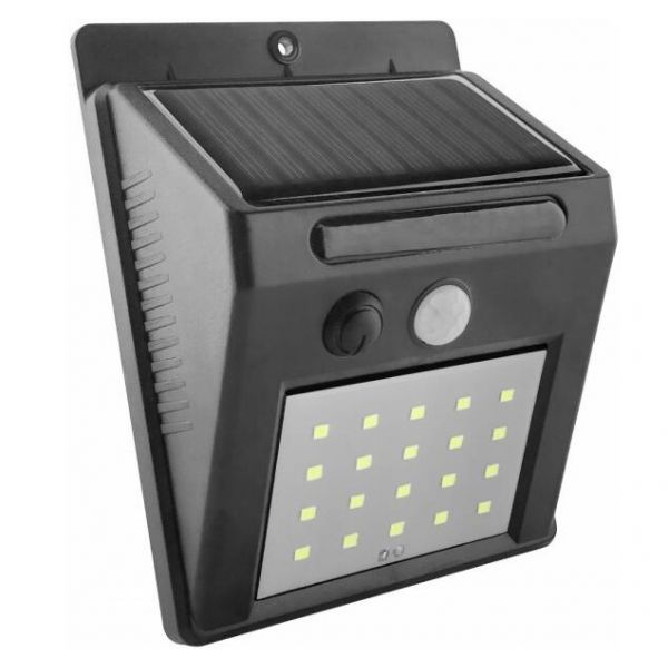 Entac ESL-2W-SMD-PL napelemes mozgásérzékelős fali lámpa (ENTESL2WSMDPL)