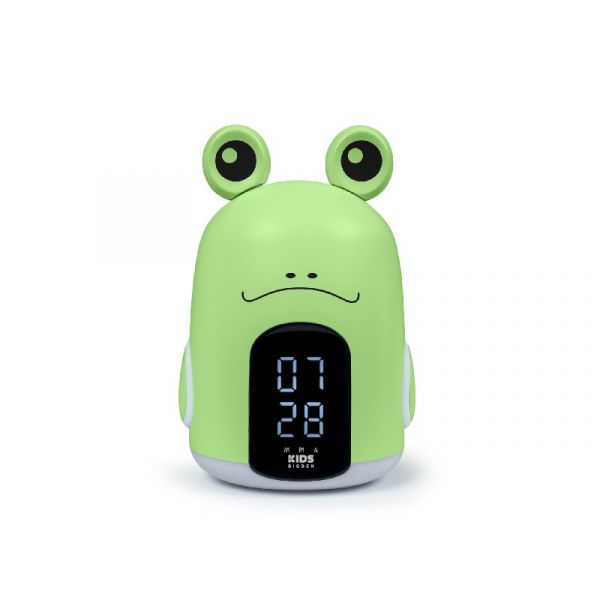 Bigben Kids TREVOR Ébresztőóra és Éjjeli fény (RKIDSFROG) Béka