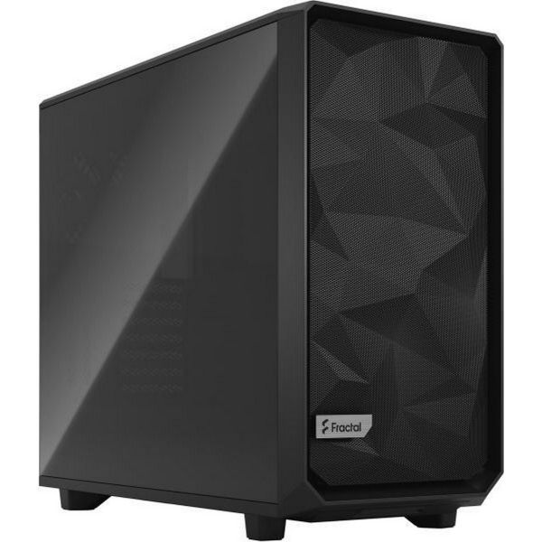 FRACTAL DESIGN Meshify 2 Midi ATX PC Ház, Tápegység nélkül (FD-C-MES2A-01) Fekete, Üvegfalú