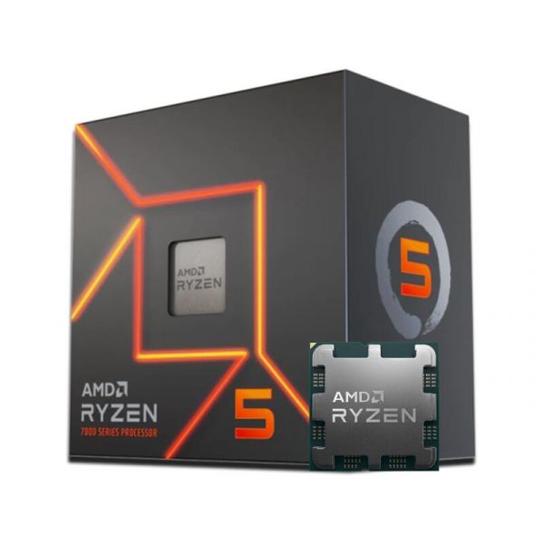 AMD Ryzen 5 7600 3.8GHz 38MB Cache AM5 CPU (100-100001015BOX)