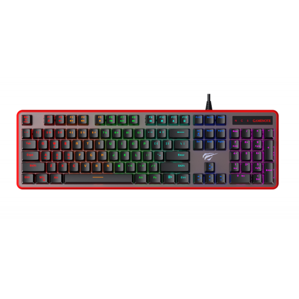Havit KB870L - Mechanikus RGB Gaming billentyűzet (UK Kiosztás)