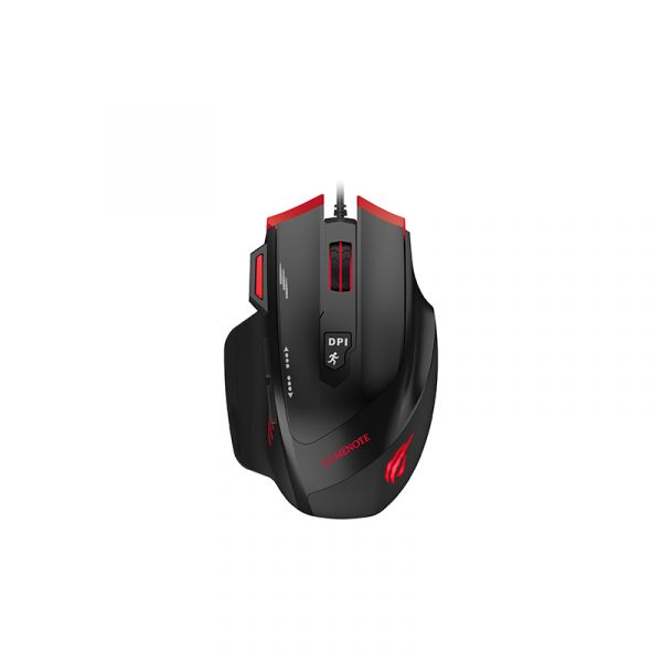 Havit MS1005 Gamer egér fekete - piros