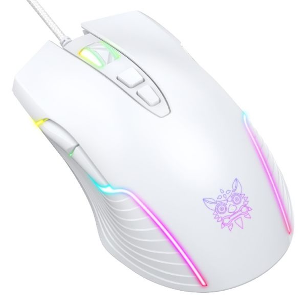 Onikuma CW905 Gamer egér - fehér