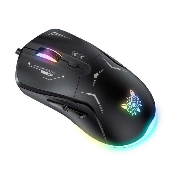 Onikuma CW917 RGB Gamer egér - fekete