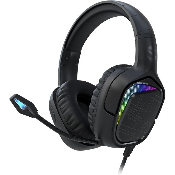 Black Shark BS-X1 RGB Gamer fejhallgató, fekete