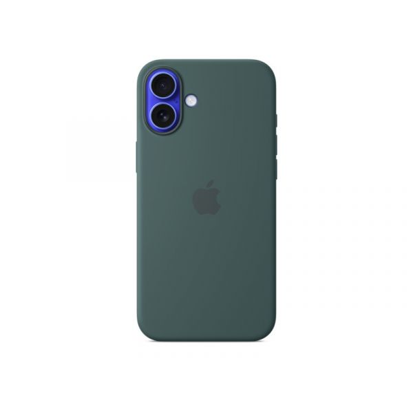 Apple iPhone 16 Plus Accessory (MYYH3ZM/A) Silicone Case with MagSafe - Lake Green (Seasonal)
