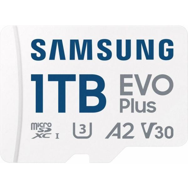 SAMSUNG EVO Plus microSDXC kártya + Adapter, 1TB (MB-MC1T0SA/EU)