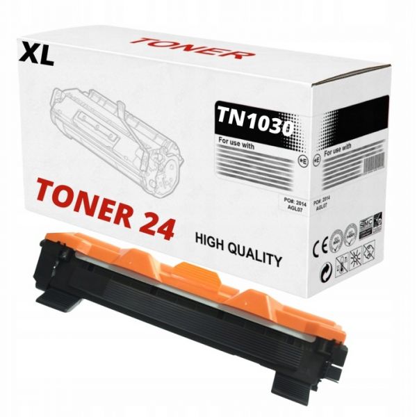 BROTHER TN-1030 Utángyártott fekete toner, 1500 oldal kapacitás, WHITE BOX