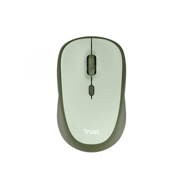 TRUST YVI+ ECO vezeték nélküli optikai egér (24552) zöld