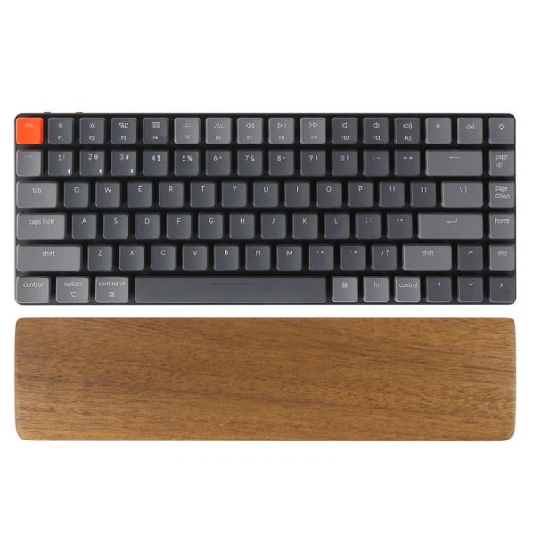 Keychron K3/K7 csuklótámasz, barna tömör fa
