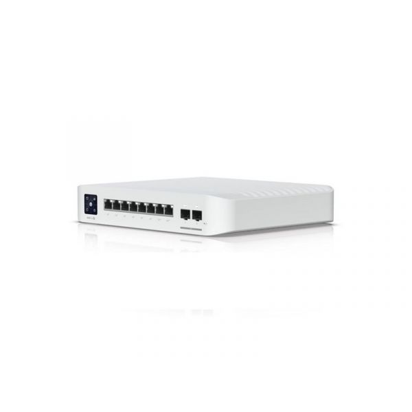 UBiQUiTi Switch 8x1000Mbps (6xPOE+ 2xPOE++ 120W) + 2x10Gbbps SFP+, Menedzselhető, Asztali (USW-PRO-8-POE)
