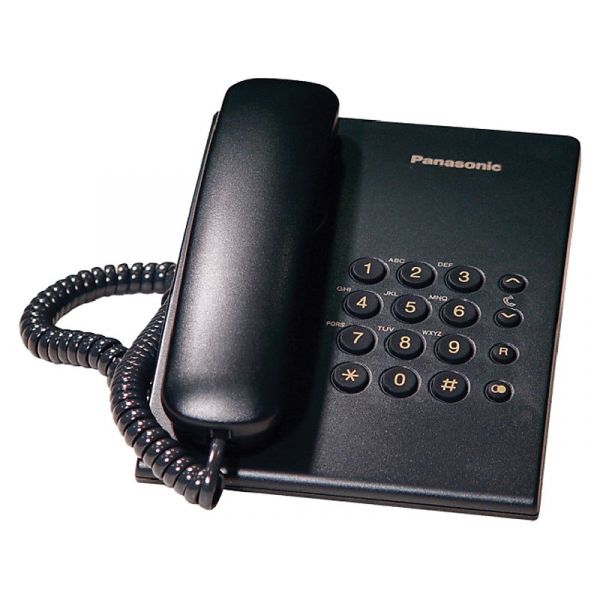 Panasonic KX-TS500HGB vezetékes telefon, fekete