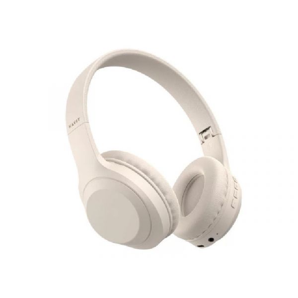 Havit H628BT Vezeték Nélküli Bluetooth Fejhallgató, bézs