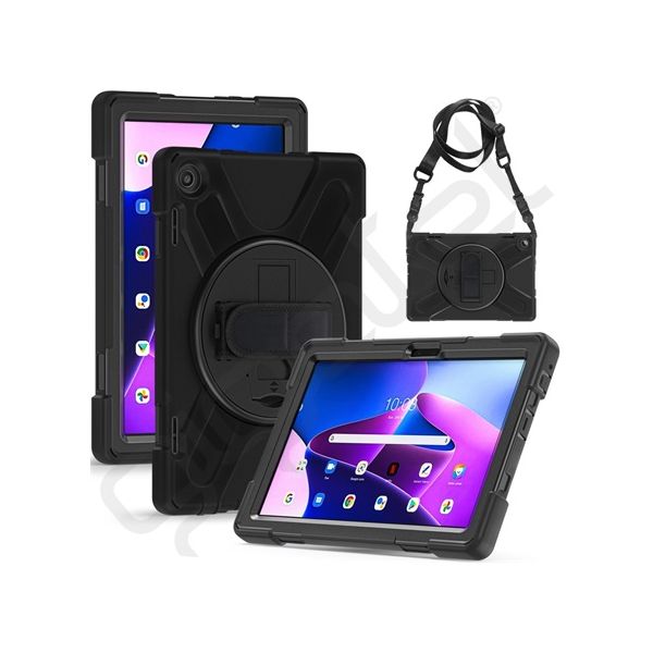 Defender műanyag telefonvédő, FEKETE - Lenovo TabM10 - TB-328 (GP-138109)