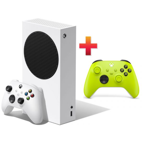 MS Xbox Series S 512GB konzol + Electric Volt kontroller (csomag)