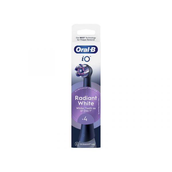 Oral-B iO fogkefefej Radiant, fekete 4db (10PO010460)
