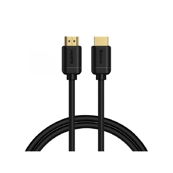 BASEUS HIGH DEFINITION SERIES TV/HDMI kábel (19pin, HDMI-A - HDMI-A, v2.0, 4K 60Hz, HDR, 200cm) FEKETE