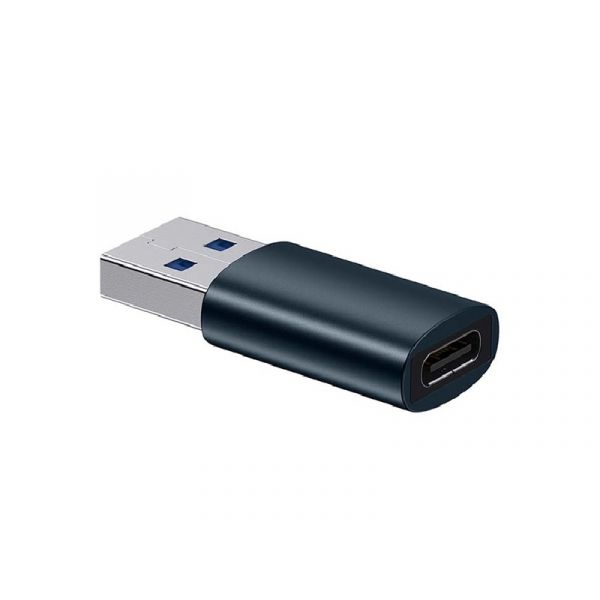 BASEUS INGENUITY adapter (USB - Type-C aljzat, OTG, adatátvitel és töltés) SÖTÉTKÉK