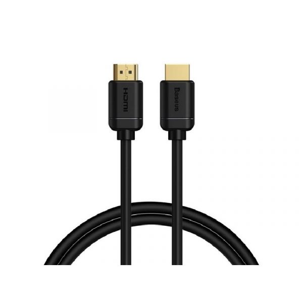 BASEUS TV/HDMI kábel (19pin, HDMI-A - HDMI-A, v2.0, 4K 60Hz, 100cm) FEKETE