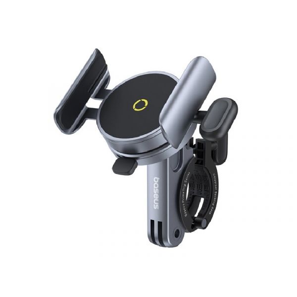 BASEUS PRIMETRIP kerékpáros telefontartó (kormányra rögzíthető, mágneses, 5.2-7.2 méret) FEKETE