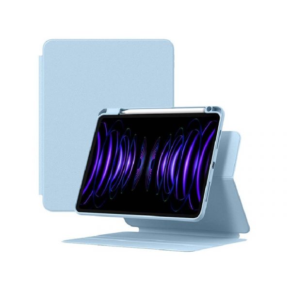 BASEUS MINIMALIST 13 [Apple iPad Air (2024) / Pro (2020) / Pro (2018)] aktív FLIP tok VILÁGOSKÉK