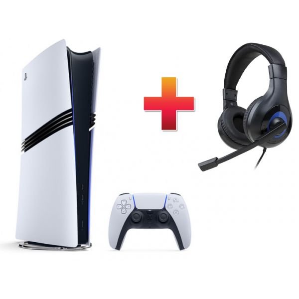 Sony Playstation 5 Pro Konzol + Nacon PS5 Headset V1 (csomag)