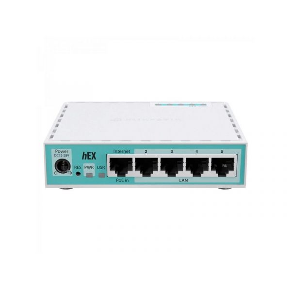 MIKROTIK hEX refresh 5x1000Mbps Vezetékes Router, Menedzselhető, Asztali (E50UG)