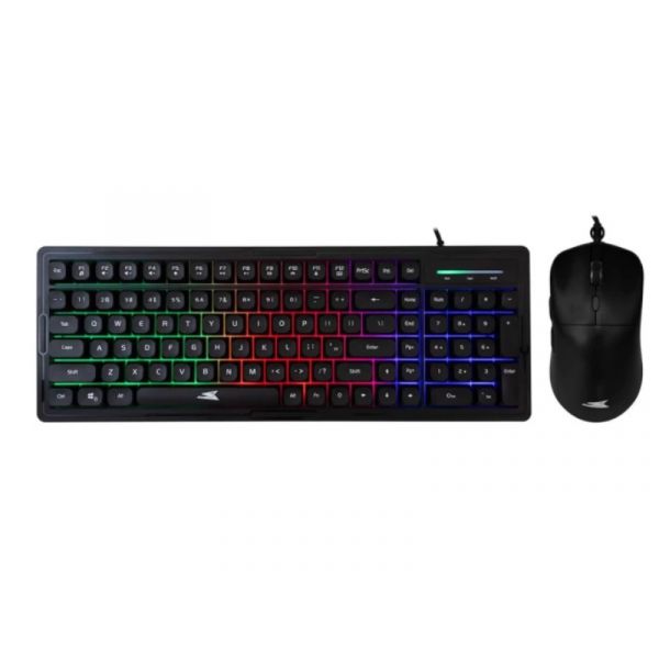 BARACUDA ORCA-B gamer combo fekete billentyűzet (memb. angol) + egér (BGC-011B)