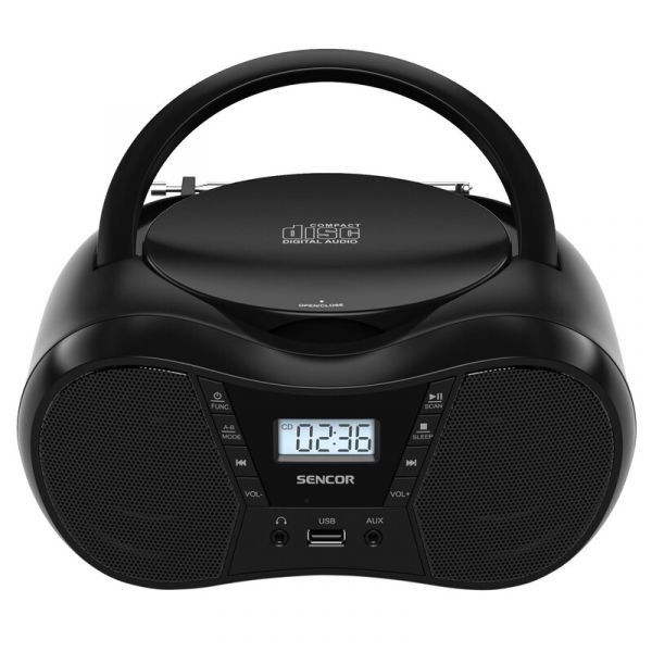 Sencor SPT 2300 BK FM/CD/MP3/USB/BT rádiós magnó (35059801)