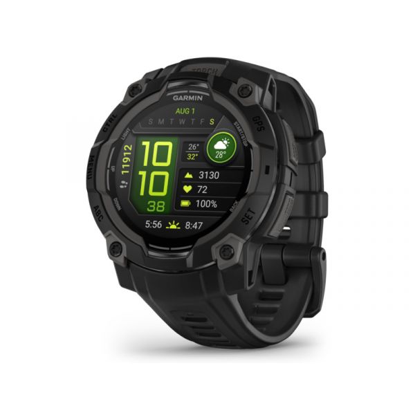 Garmin Instinct 3, 45mm AMOLED, Black (010-02936-00)