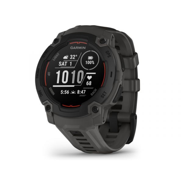 Garmin Instinct E, 45mm. Black, grey strap (010-02933-00)