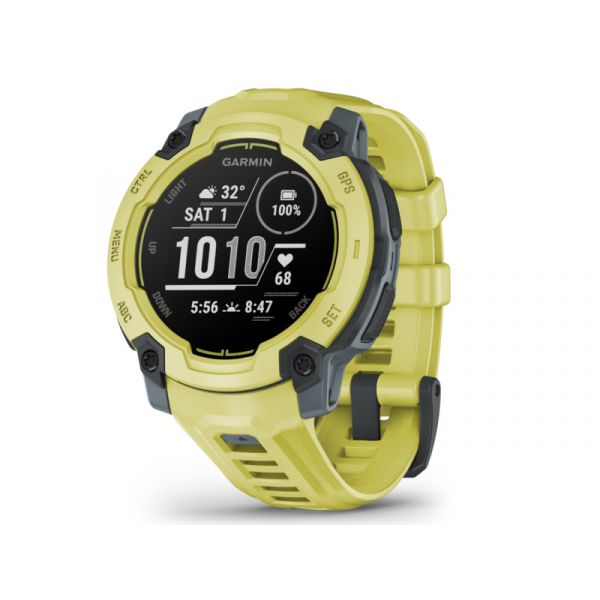 Garmin Instinct E, 45mm. Yellow, grey strap (010-02933-01)