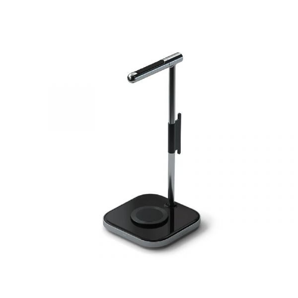Satechi 2-IN-1 Headphone Stand w Wireless Charger USB-C fejhallgató állvány és vezeték nélküli töltő (ST-UCHSMCM)