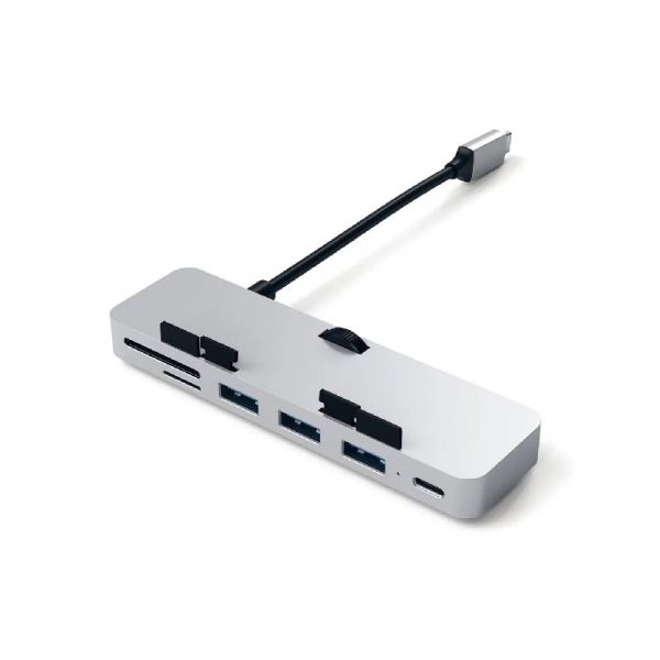 Satechi Aluminum Type-C CLAMP PRO Hub (3x USB 3.0,MicroSD) (ST-TCIMHS)