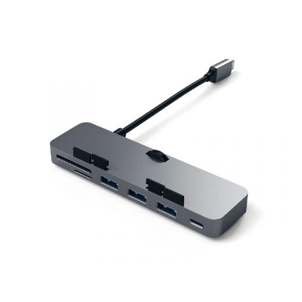 Satechi Aluminum Type-C CLAMP PRO Hub (3x USB 3.0,MicroSD) (ST-TCIMHM)
