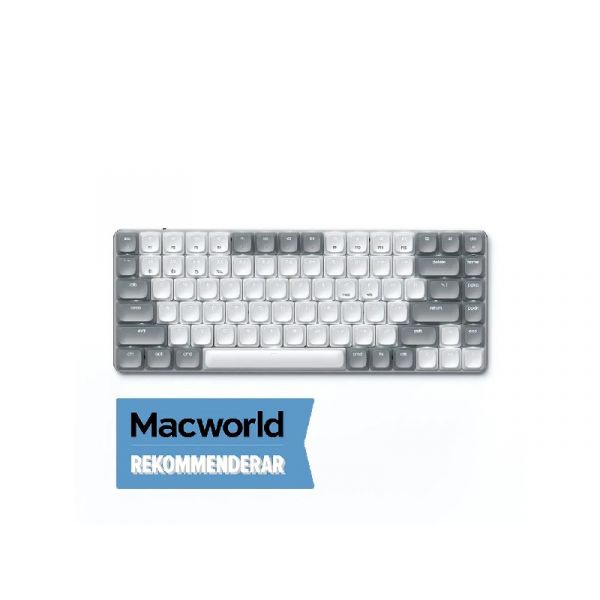 Satechi SM1 Slim Mechanical Backlit Bluetooth Keyboard, szürke-fehér (ST-KSM1LT-EN)