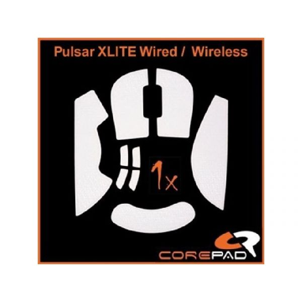 Corepad Mouse Rubber Sticker #721 - Pulsar Xlite Wired/ Wireless gaming Soft Grips, fehér (CG72100)