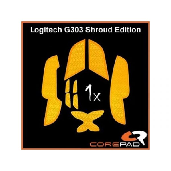Corepad Logitech G303 Shroud Edition Soft Grips, narancssárga (CG71900)