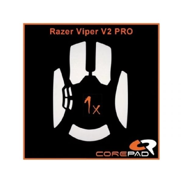 Corepad Mouse Rubber Sticker #753 - Razer Viper V2 PRO Wireless gaming Soft Grips, fehér (CG75300)