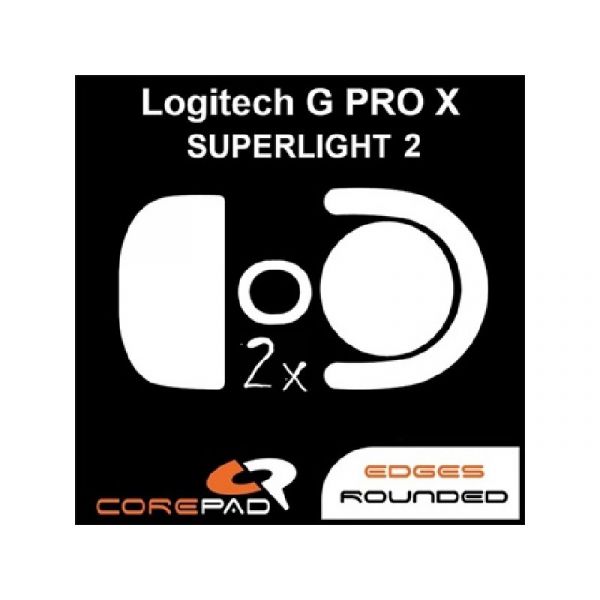 Corepad Skatez Logitech G PRO X Superlight 2 egértalp, fehér (CSP2800)