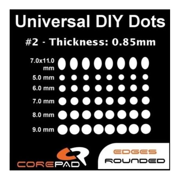 Corepad Skatez DOTS - Universal DIY Dots 0.85mm egértalp kit (CSD0020)