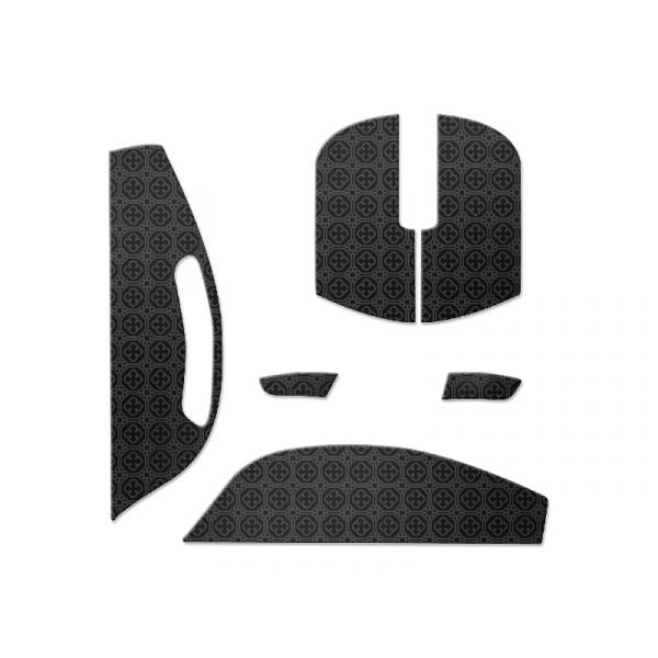 LAMZU Atlantis Soft Grips, fekete (ATLANTIS MOUSE GRIP BLACK)