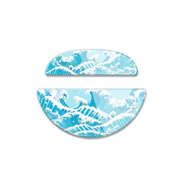 LAMZU Atlantis OG V2 Glass egértalp, kék (ATLANTIS OG V2 GLASS SKATE)