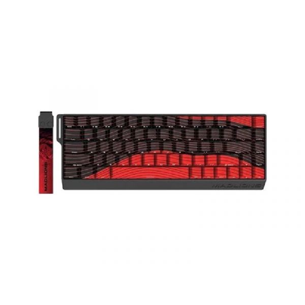 FGG FIRE68 Ultra gaming Gateron magnetic mechanikus billentyűzet, fekete-piros (FIRE68 ULTRA) - angol