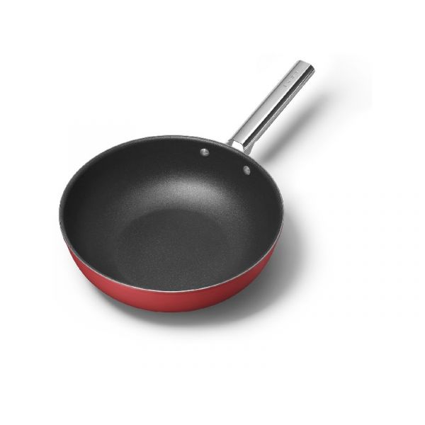 SMEG CKFW3001RDM retro wok serpenyő 30 cm