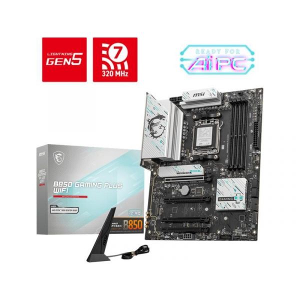 MSI B850 GAMING PLUS WIFI AM5 ATX Alaplap