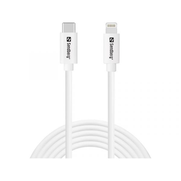 SANDBERG USB-C PD to Lightning Töltőkábel,  2m (136-59)