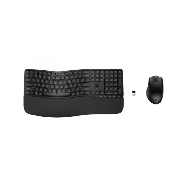 HP Comfort 685, vezeték nélküli programozható kettős billentyűzet és egér (8T6L7UT) fekete