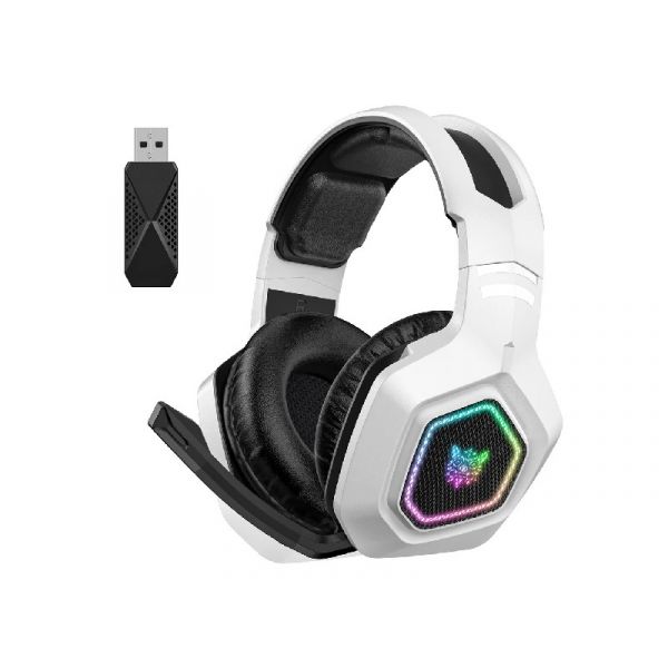 Onikuma B100 Tri-Mode Vezeték Nélküli Gamer Headset, fehér (B100 WHITE)